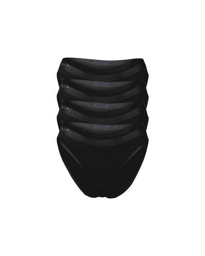 Callie Modal Bikini Brief Underwear 4 Pack - Black