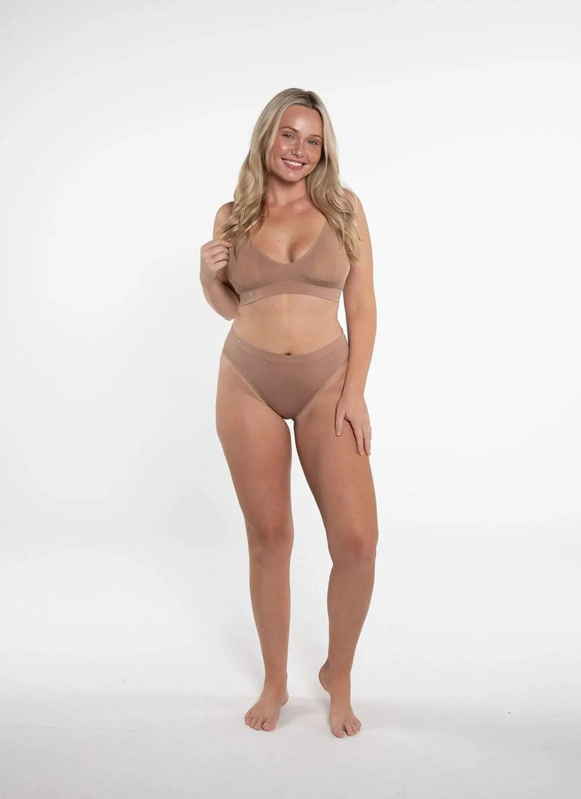 Callie Brief 4 SetSetsnullQUICK FACTS
Natural hip bikini brief
Thin, soft waistband
Semi-seamless design
78% Lenzing Tencel, 17.8% Polyamide and 4.2% Elastane
Our Callie brief elevates the