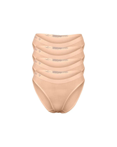 Callie Modal Bikini Brief Underwear 4 Pack - Bone