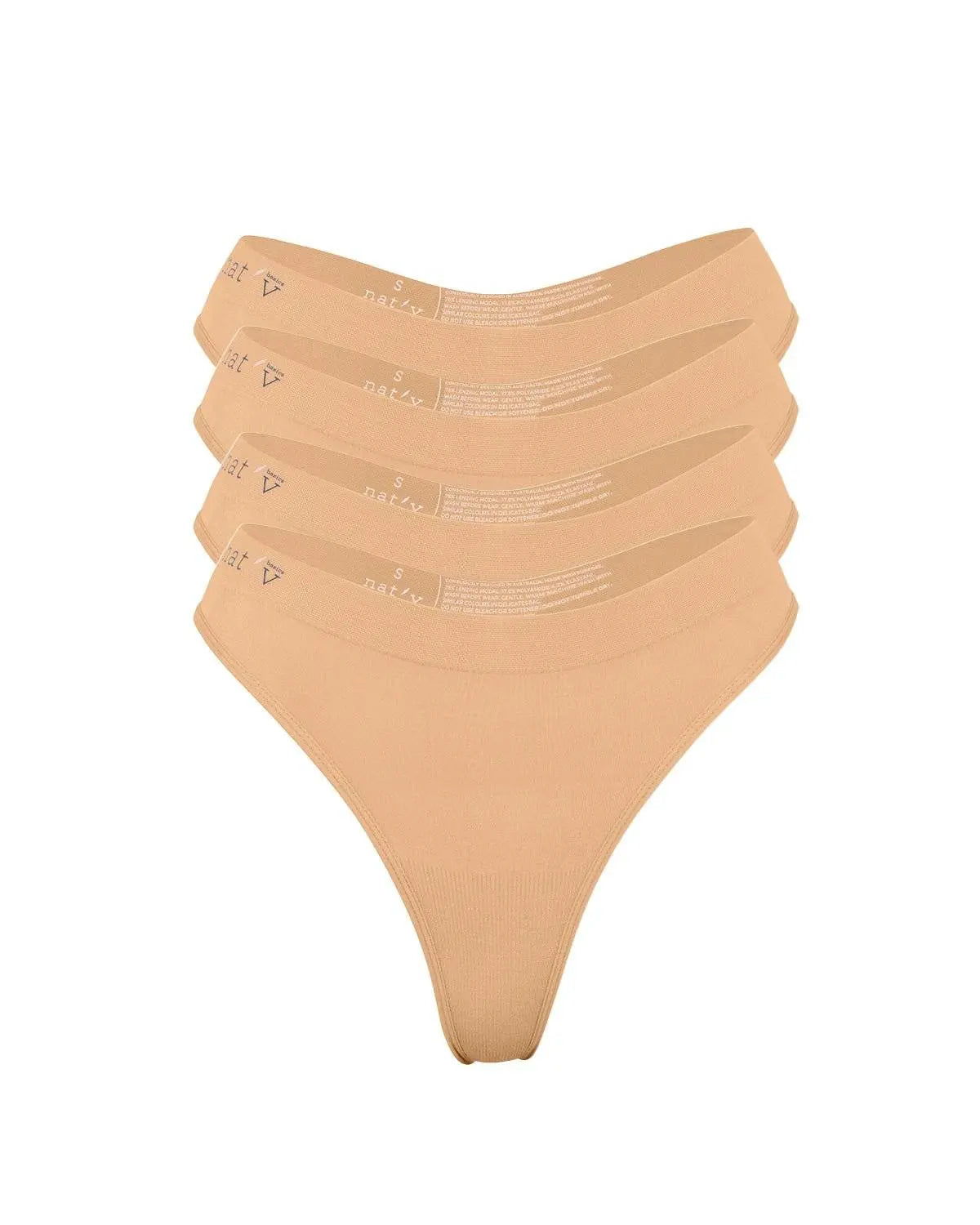 The Cheeky 4 G Bundle - Signature ColoursSetsnullQUICK FACTS
Medium G string 
Thin, soft waistband
Semi-seamless design
78% Lenzing Modal, 17.8% Polyamide and 4.2% Elastane
Putting the OG in G string, this cheeky