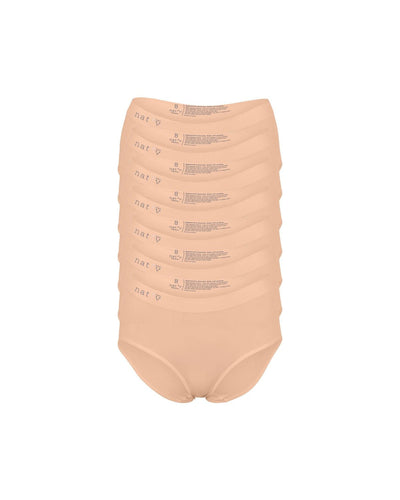 Classic Modal Full Brief Underwear 7 Pack - Bone