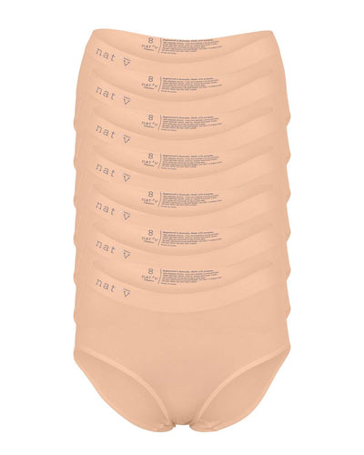Classic Modal Full Brief Underwear 7 Pack - Bone