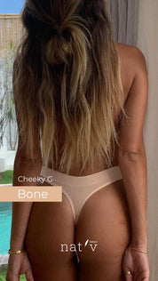 CHEEKY G STRING - BONE