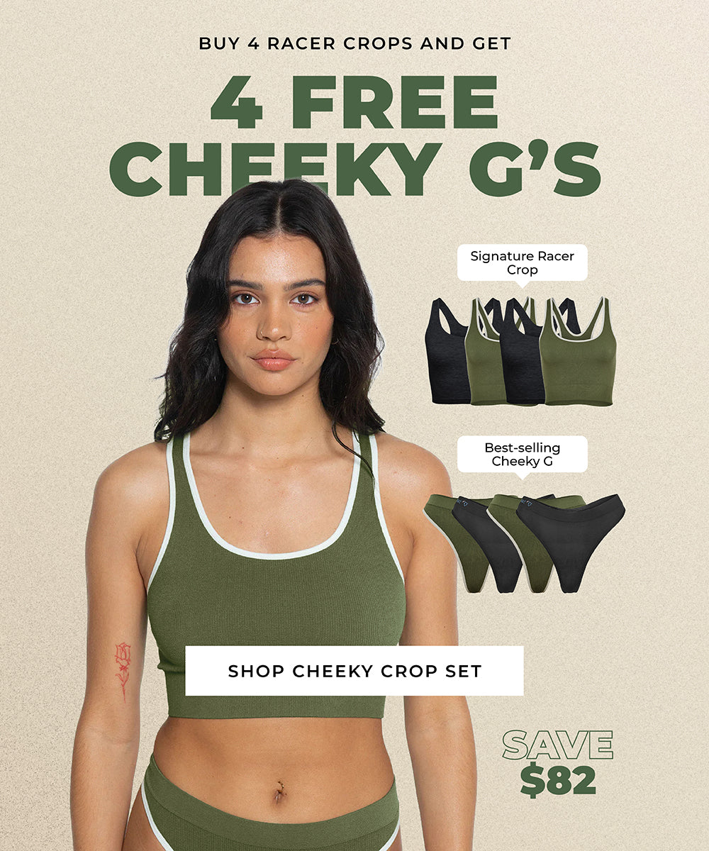 Racer Crop 4 Set + FREE Cheeky G 4 Set