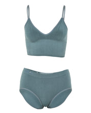 Classic Brief + Classic Crop Blue