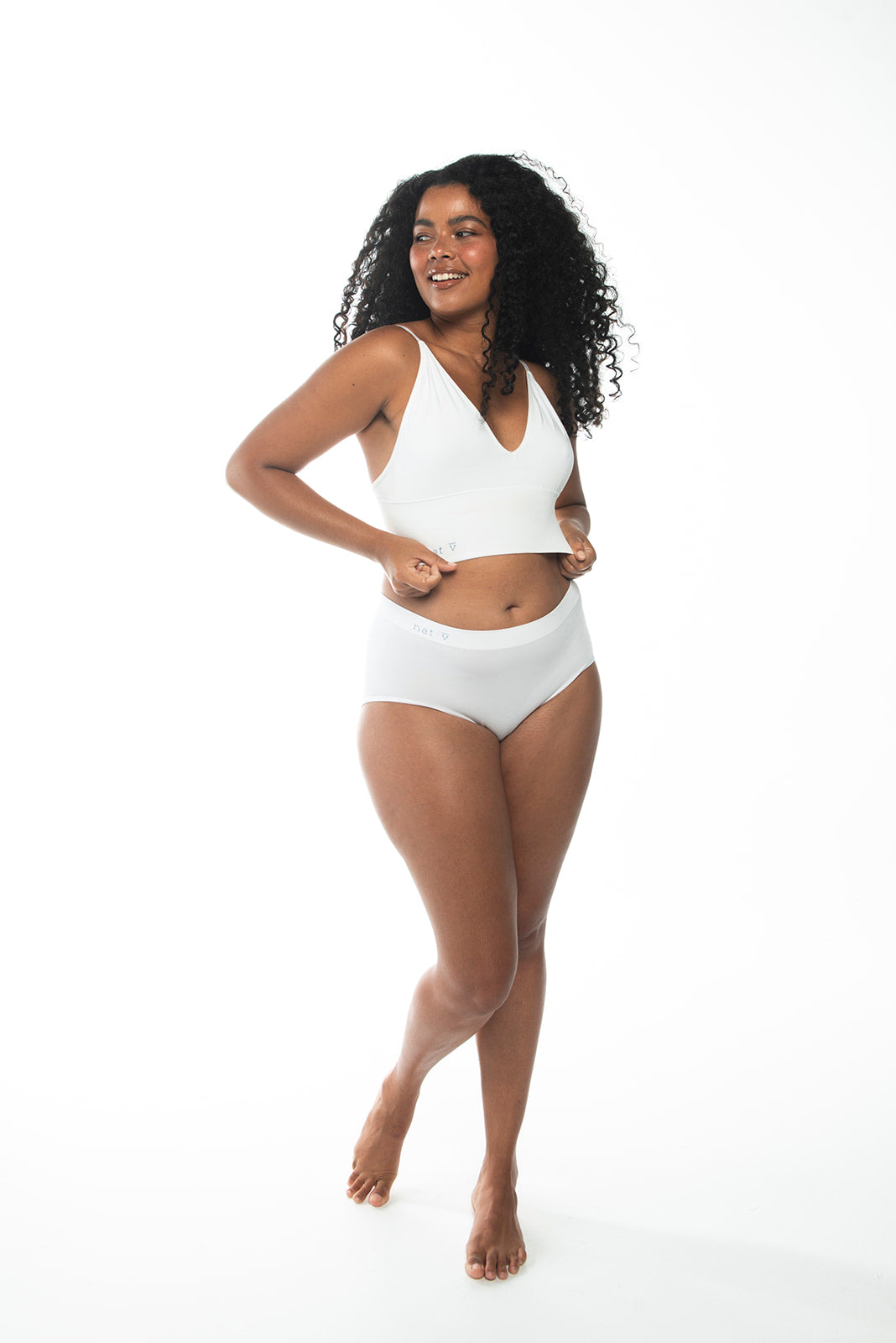 Classic Brief + Crop Matching Set - Blanco - BUNDLE AND SAVE