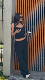 COTTON SWEATS - BLACK