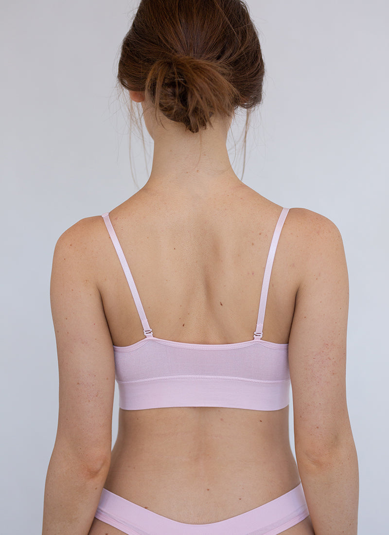 Callie Brief + Crop Matching Set - Blush - BUNDLE AND SAVE