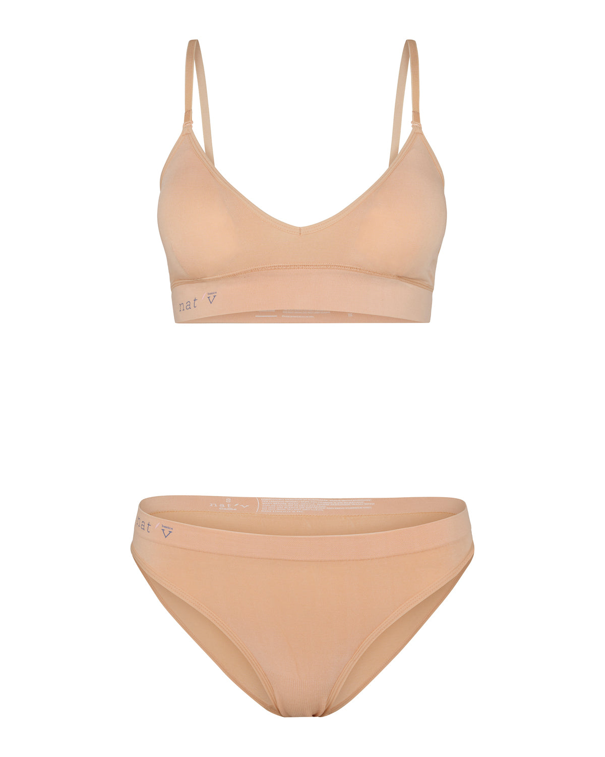 Callie Brief + Callie Crop Bone