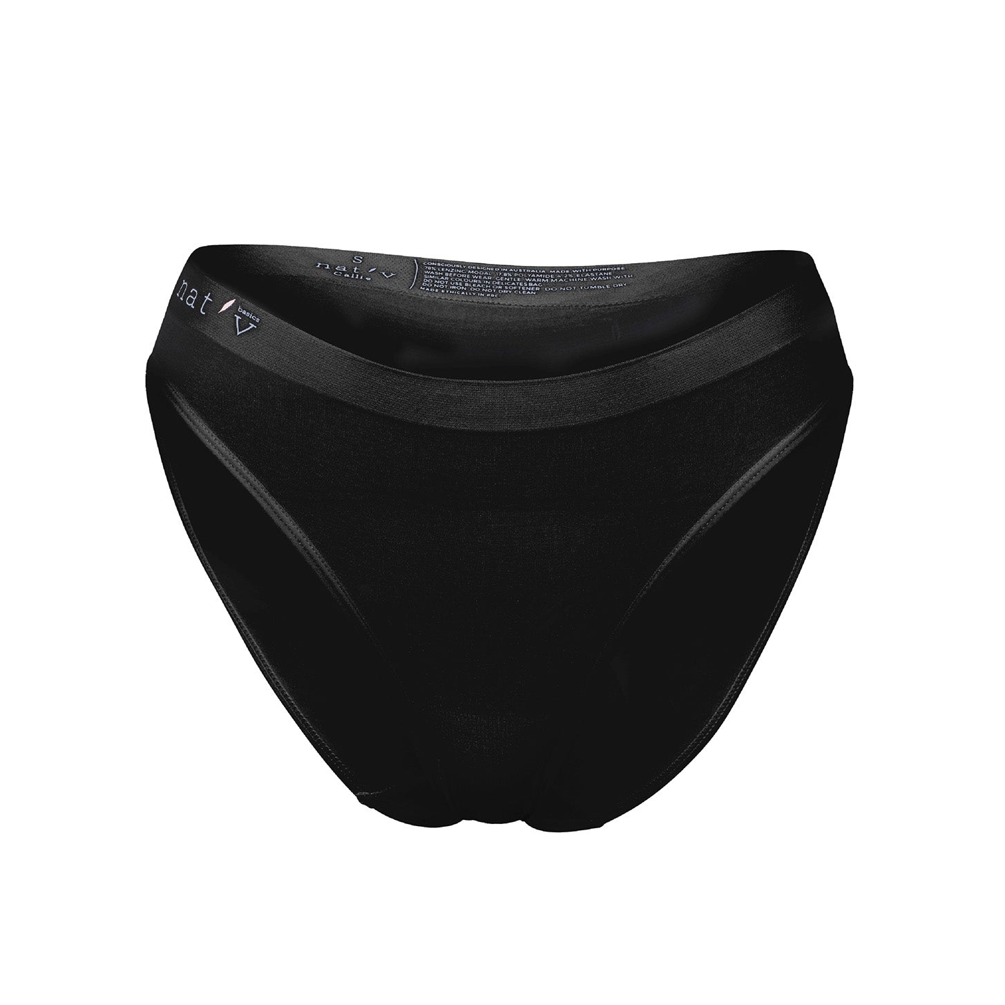 Callie Brief – Black | Nat'v Basics