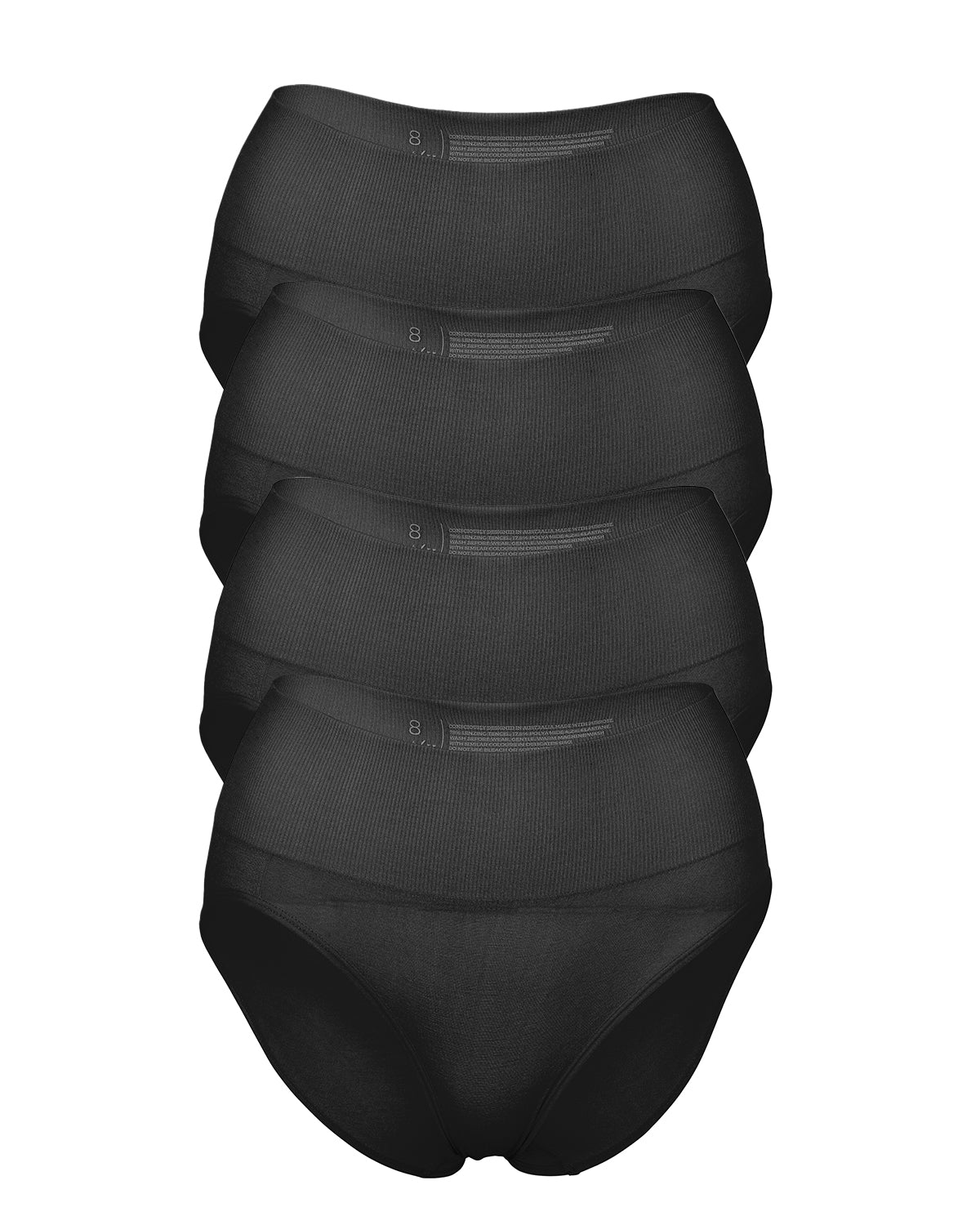 ChiChi Brief 4 Set Black