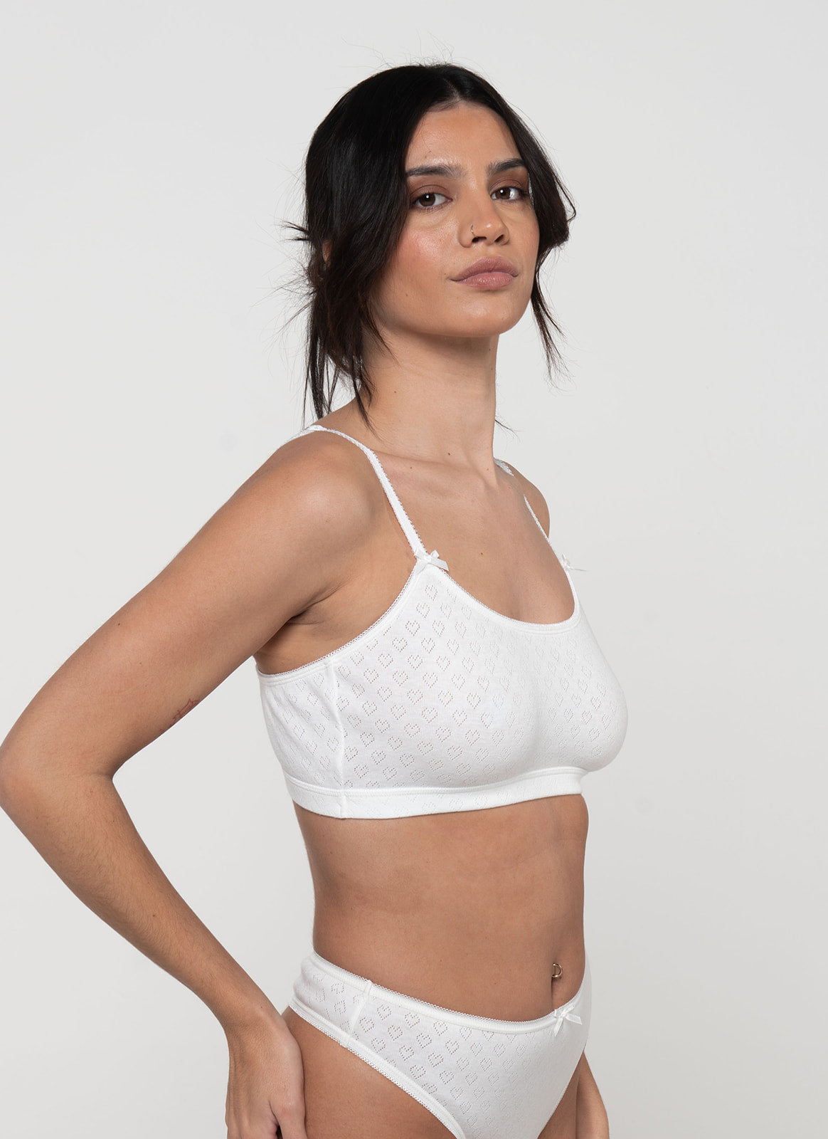 Halo Womens Bralette - 100% Organic Cotton natvbasics.com