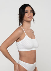Halo Womens Bralette - 100% Organic Cotton natvbasics.com