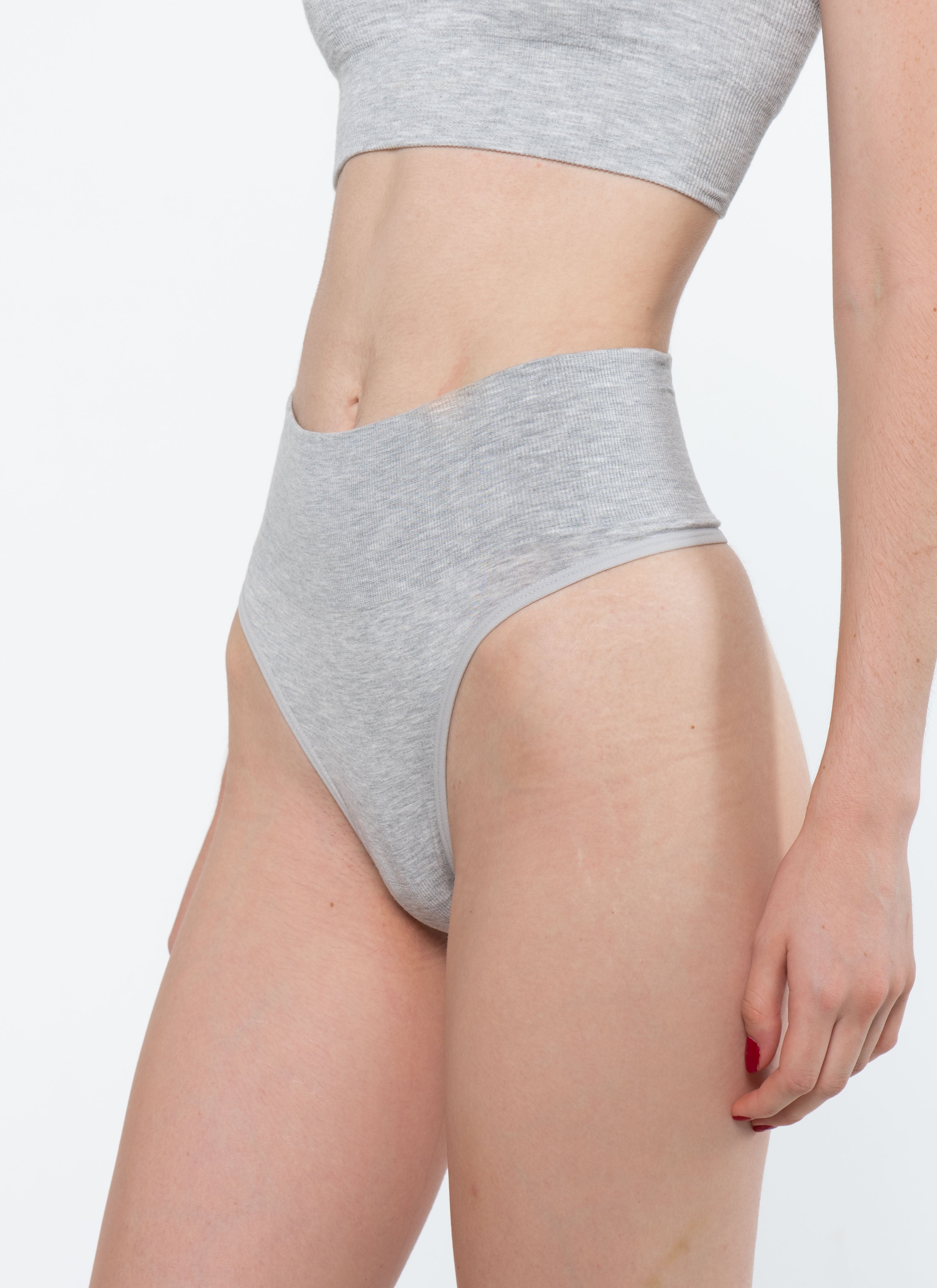 ChiChi G + Racer Crop Marle Grey