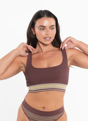 Ribbed Basic Crop - That 70's Crop