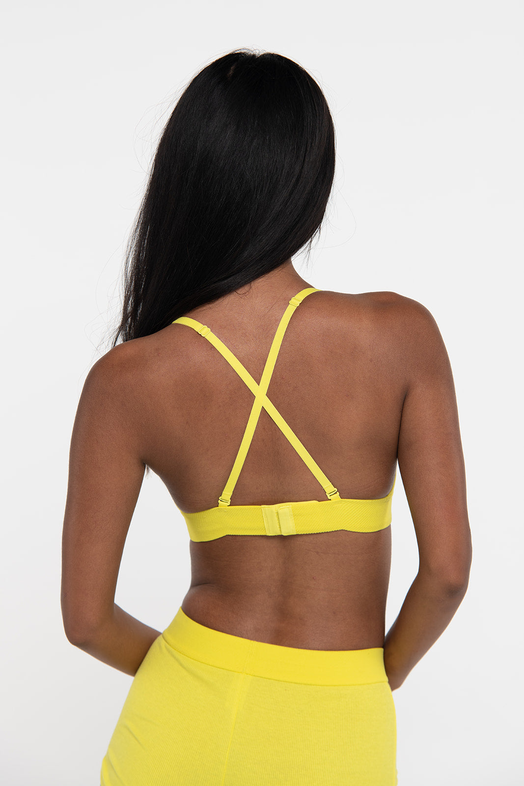 Miami Brief + Miami Crop Matching Set - Yellow - BUNDLE AND SAVE