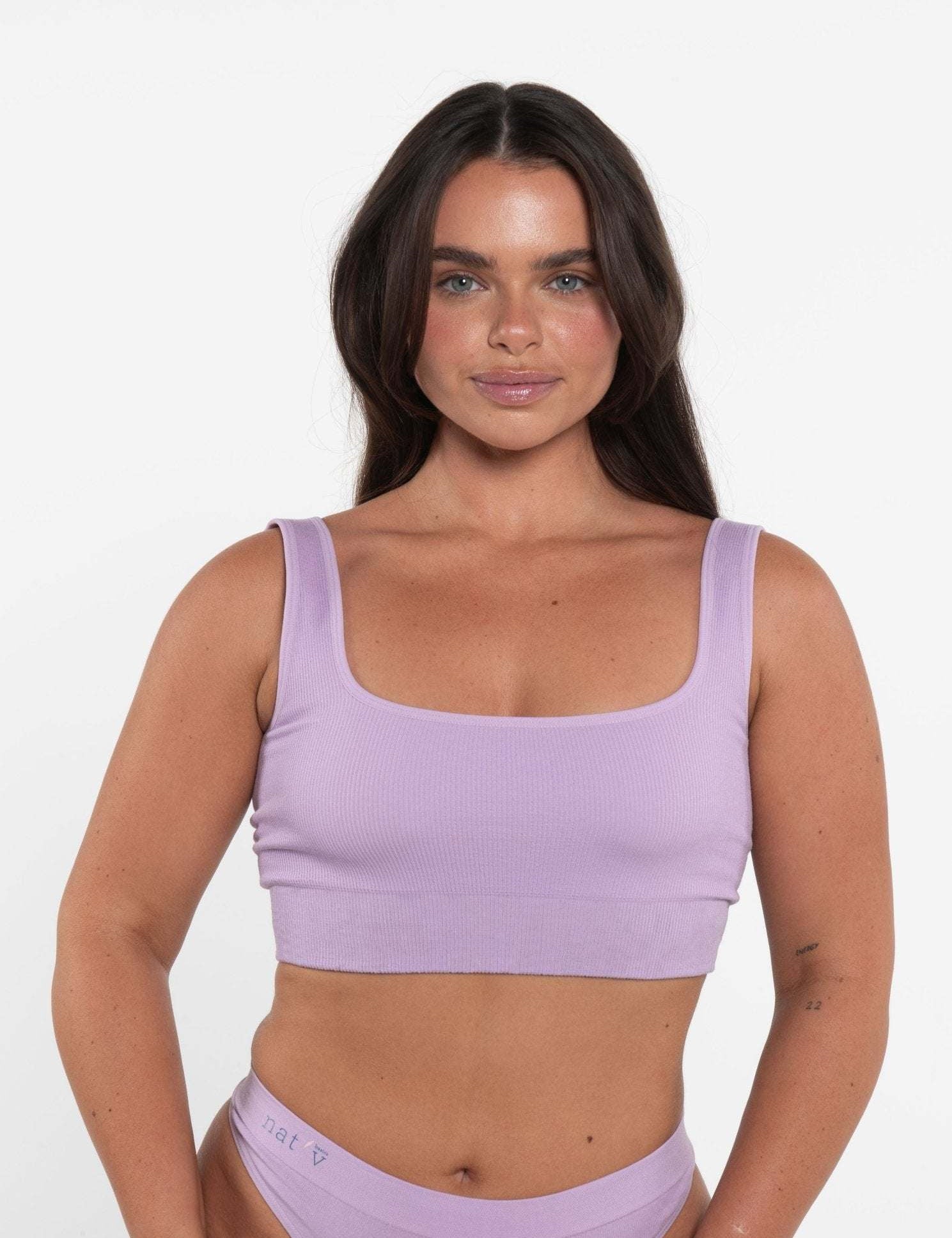 Basic Crop - OrchidCropnullScoop back design and wire free

Loose fit with a medium waistband
Textured ribbed fabric

50% Lenzing Modal, 38% Recycled Nylon, 12% Elastic


The loose fit and med