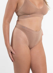Callie Crop + Cheeky G Chestnut Set - natvbasics.com