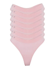 Cheeky Modal G-String Underwear 7 Pack - Blush