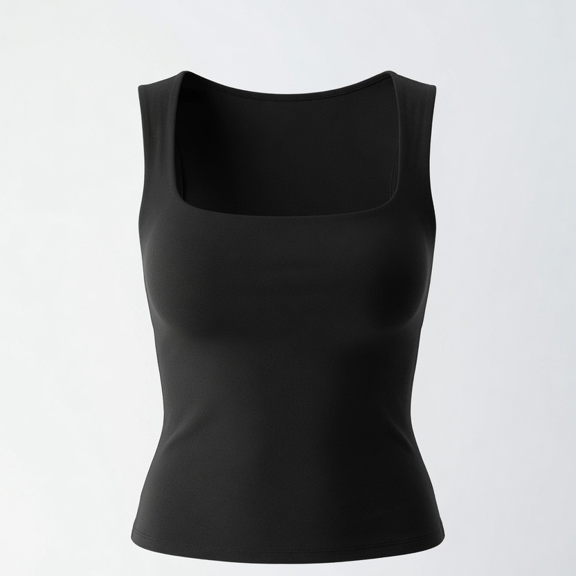 COTTON TANK - BLACK