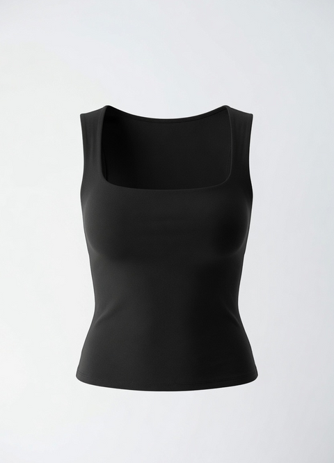 COTTON TANK - BLACK