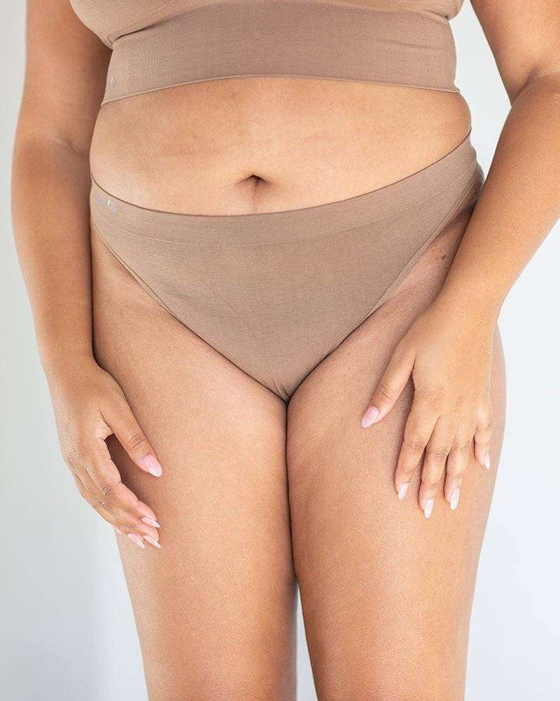 Callie Modal Bikini Brief Underwear - Bronze