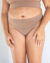 Callie Modal Bikini Brief Underwear - Bronze