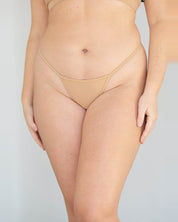 Carbon Recycled Nylon G-String Underwear - Beech