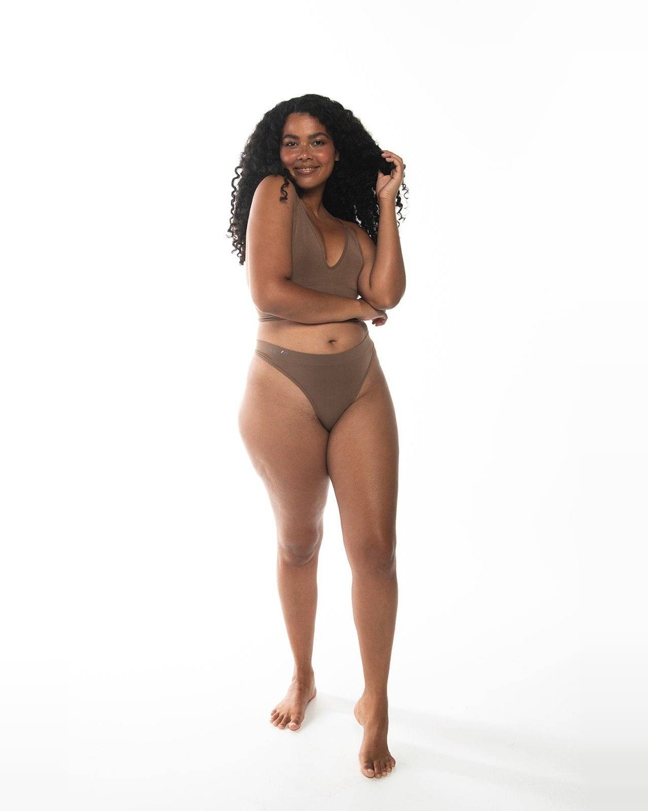 Cheeky Modal G-String Underwear - Bronze