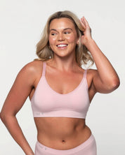 Everyday Crop Modal Wire-Free Bralette - Blush