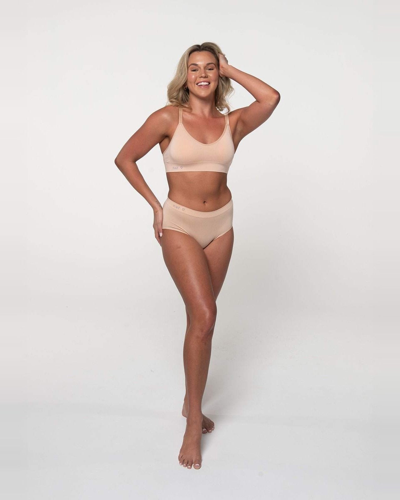 Everyday Crop Modal Wire-Free Bralette - Bone