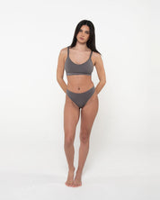 Everyday Crop Modal Wire-Free Bralette - Slate