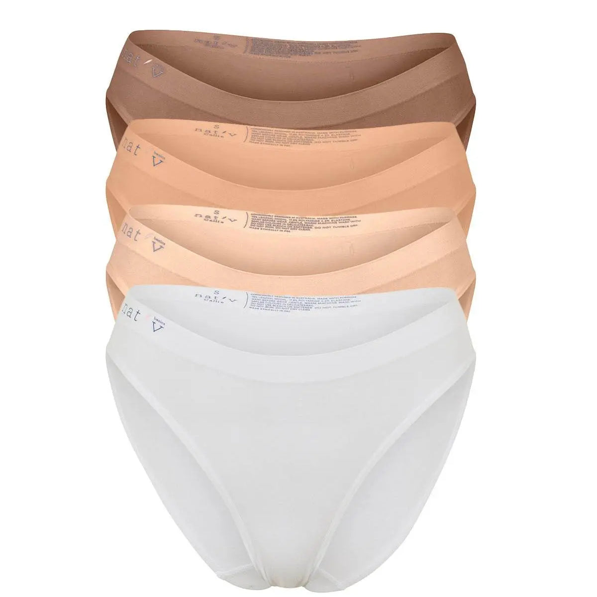 Nudes Callie 4 Brief BundleSetsCallie BriefYour everyday brief — but way better.
The Callie Brief takes the classic bikini cut and gives it a fresh, flattering update with a higher cut leg opening and natural