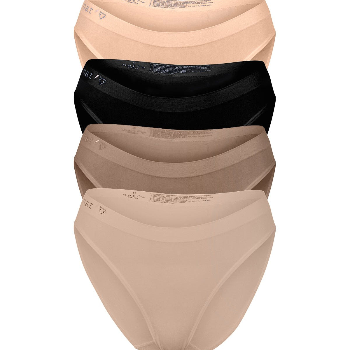 Nudes Callie 4 Brief Bundle - New Nudes - natvbasics.com