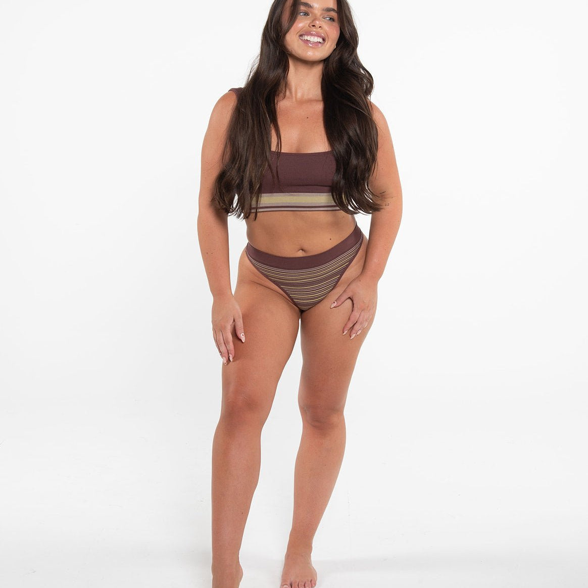 Ribbed 70's Basic Crop - natvbasics.com