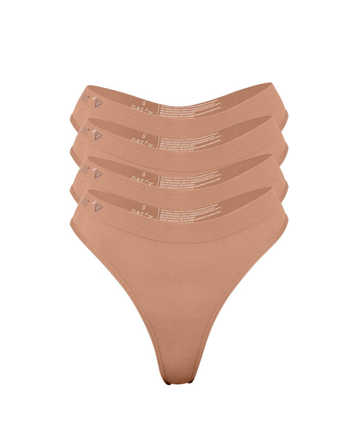 The Cheeky 4 G Bundle - Limited Edition ColoursSetsnullLIMITED EDITION COLOURS
QUICK FACTS

Medium G string 
Thin, soft waistband
Semi-seamless design
78% Lenzing Modal, 17.8% Polyamide and 4.2% Elastane

Putting the OG 
