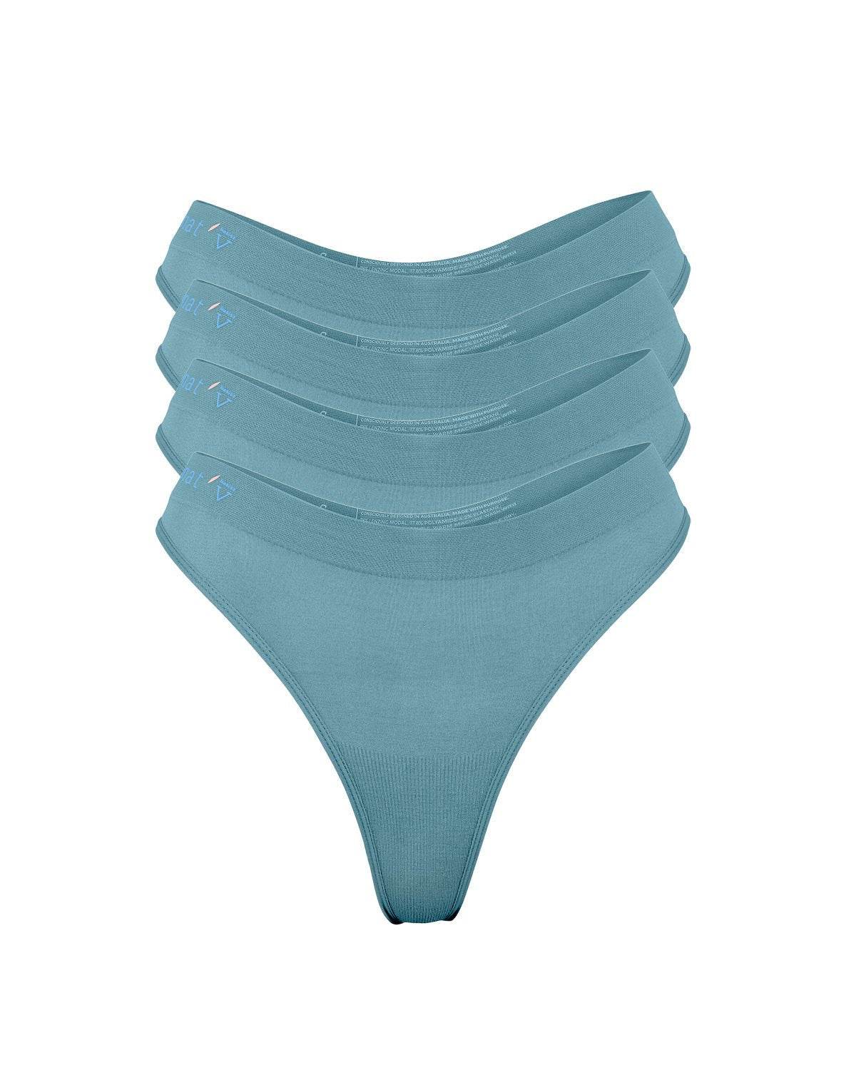 The Cheeky 4 G Bundle - Limited Edition ColoursSetsnullLIMITED EDITION COLOURS
QUICK FACTS

Medium G string 
Thin, soft waistband
Semi-seamless design
78% Lenzing Modal, 17.8% Polyamide and 4.2% Elastane

Putting the OG 