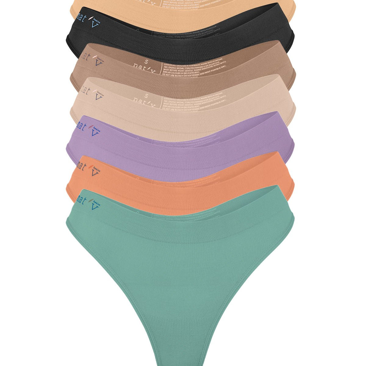 The Cheeky 7 G Bundle - New Colours - natvbasics.com