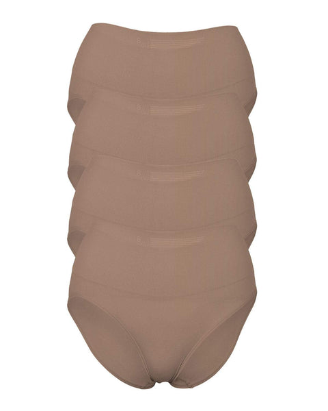 CHICHI BRIEF 4 PACK - CHESTNUT