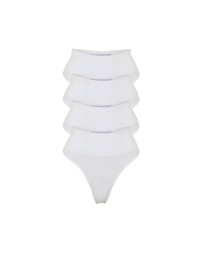 ChiChi Modal G-String Underwear 4 Pack - White