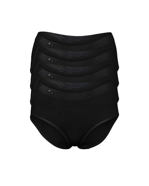 CLASSIC BRIEF 4 PACK - BLACK