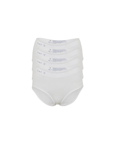 Classic Modal Full Brief Underwear 4 Pack - White