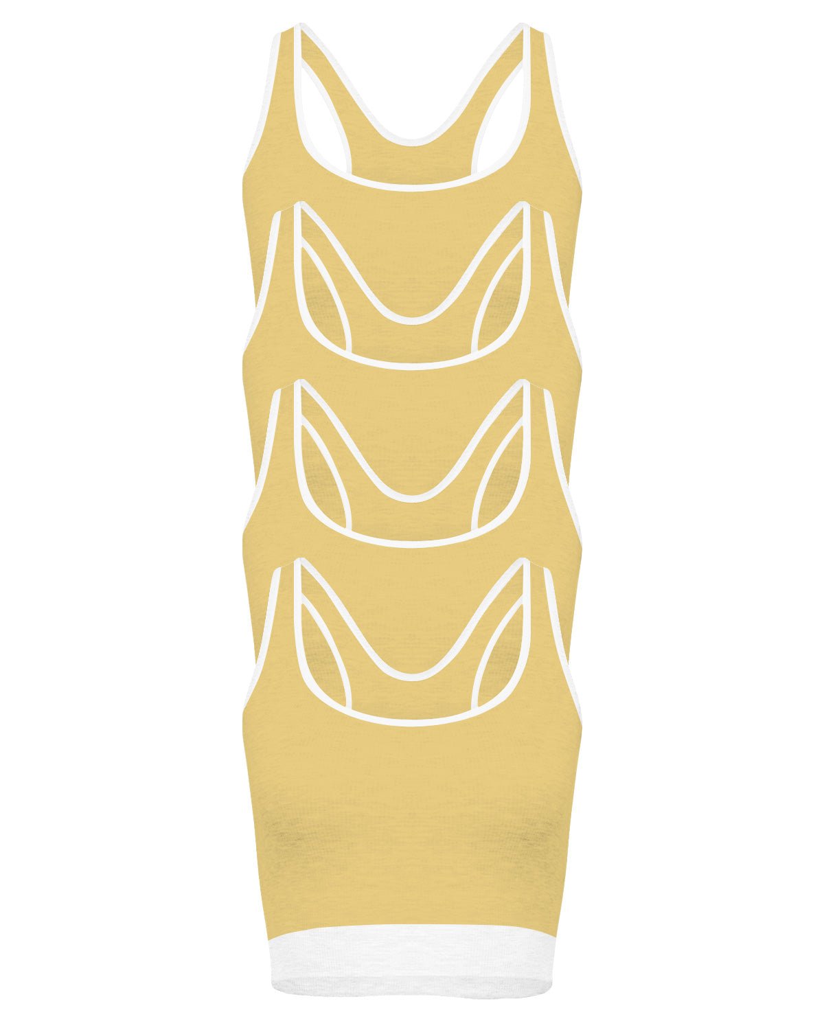The Racer 4 Crop Bundle - Lemon - natvbasics.com