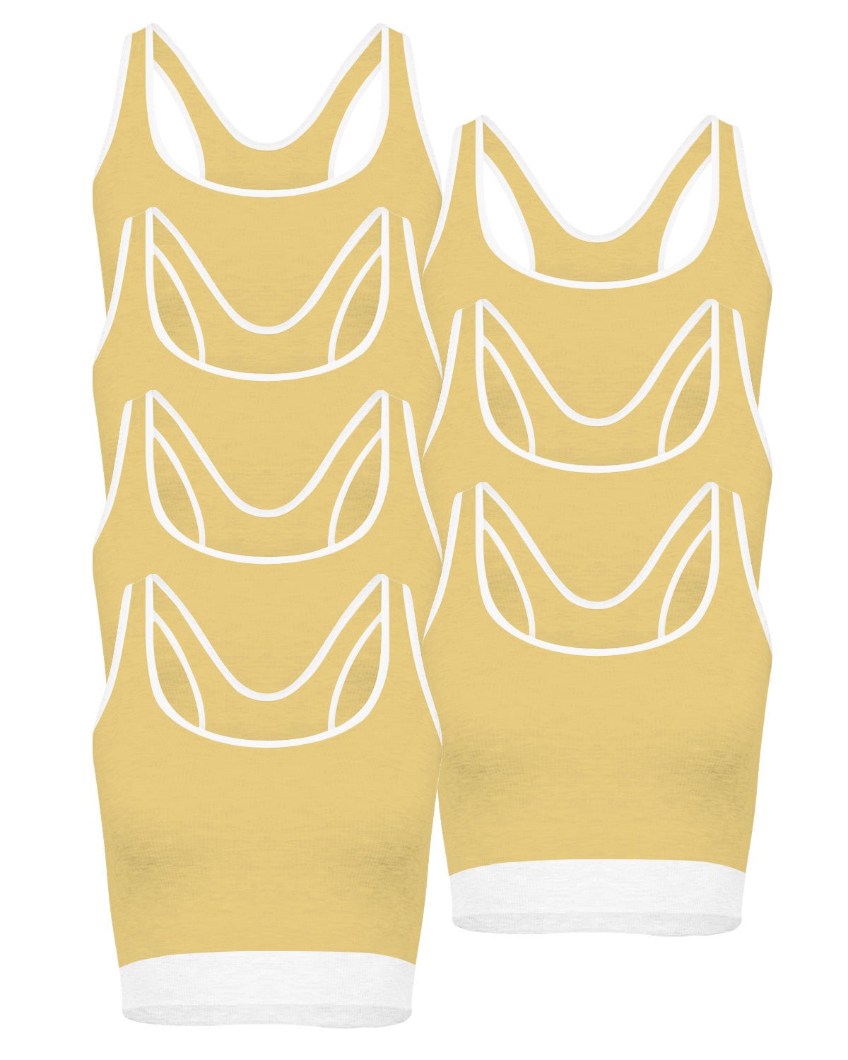 The Racer 7 Crop Bundle - Lemon Squeeze - natvbasics.com