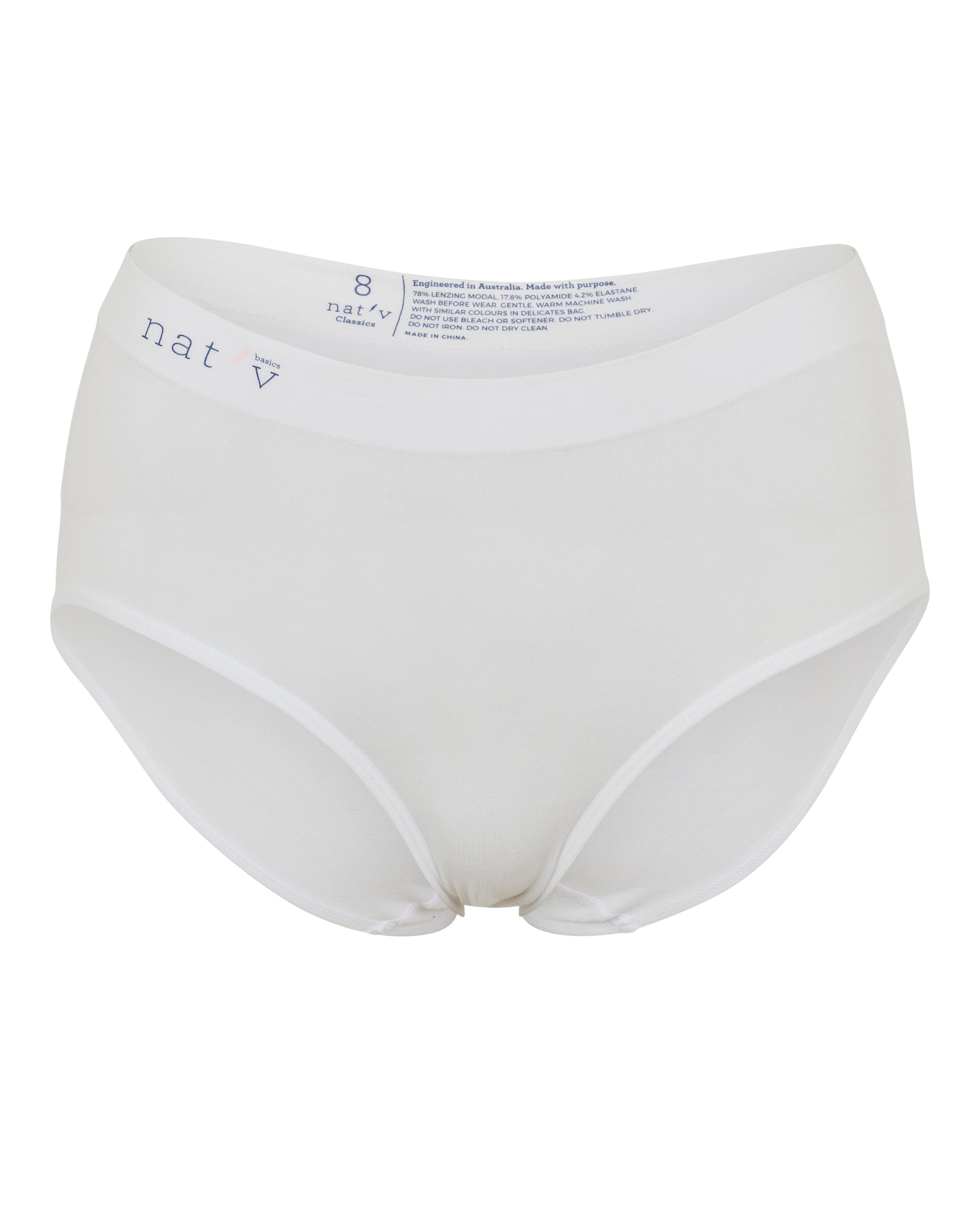 Vintage New With Tags Cortlalnd High Waist Firm Control Brief White 