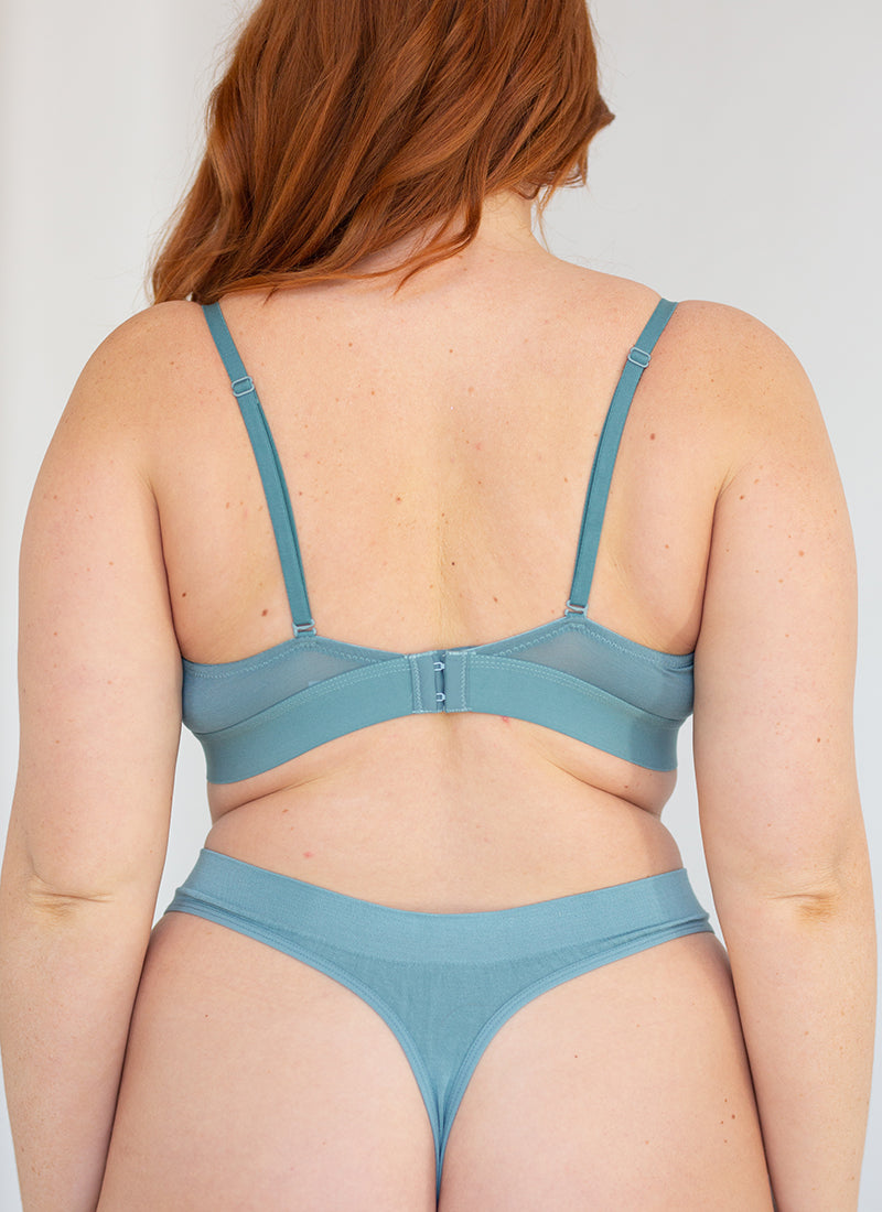 Cheeky Crop Blue - Buy 3 get 1 free - Light Support