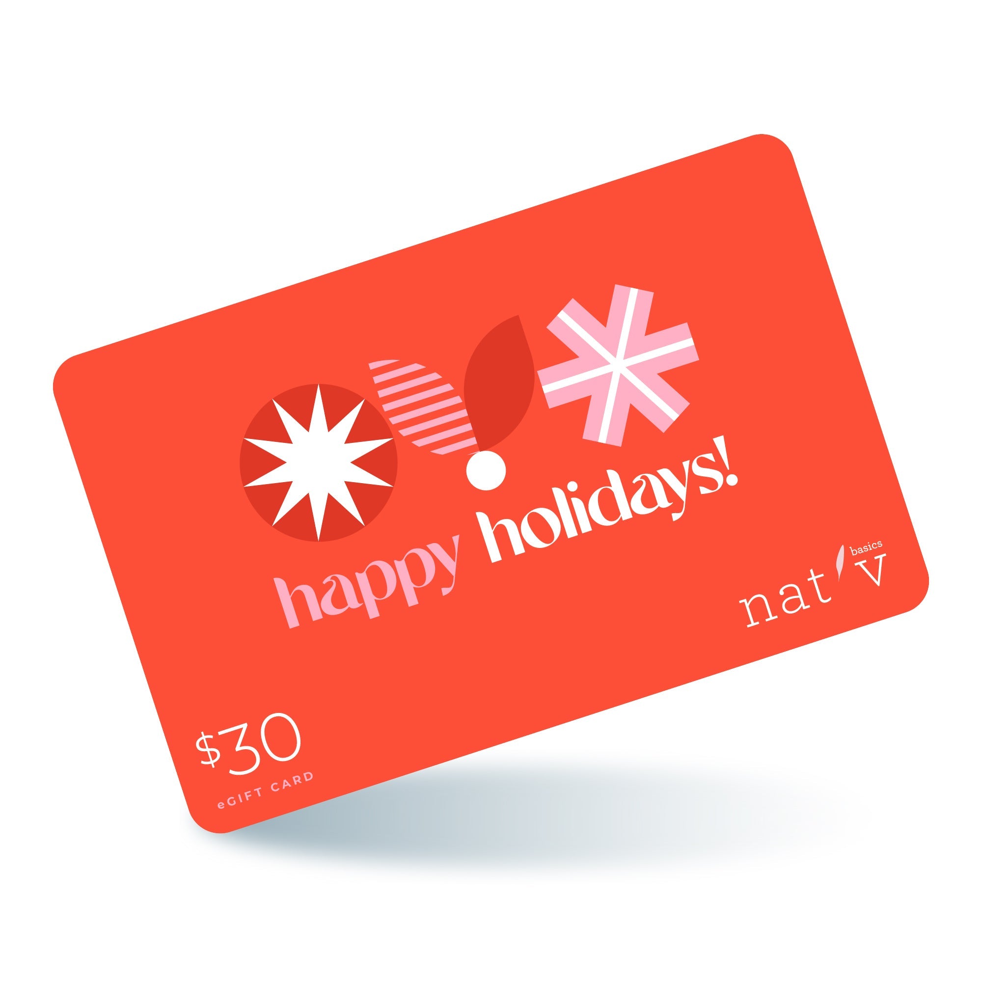 Holiday Gift Card nativbasics.com